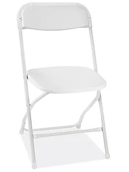 White Foldable Chair - instantpartyrv